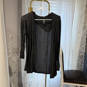 Premise Dark Gray Open-Front Cardigan